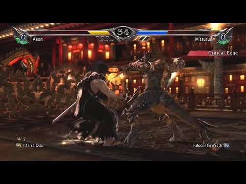 Soulcalibur V: Ittarra Oda (Aeon) Vs FalconTheWrstlr (Mitsurugi)