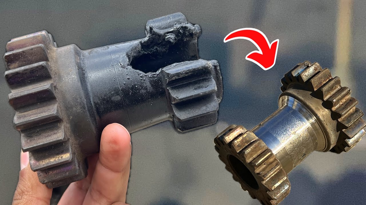 Here's How to Repair a Broken Layshaft Gear Instead of Replacing it || Restoration Not Replace