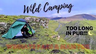 Wild Camping in the Peak District - spent too much time in the pub!