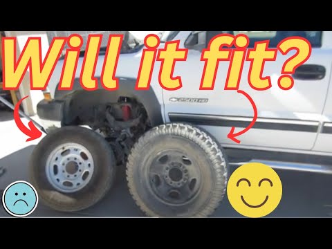 Biggest tire chevy silverado 2500hd can fit!