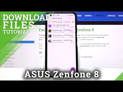 How to Access all Downloads in ASUS Zenfone 8 - Find Gathered Downloaded Files