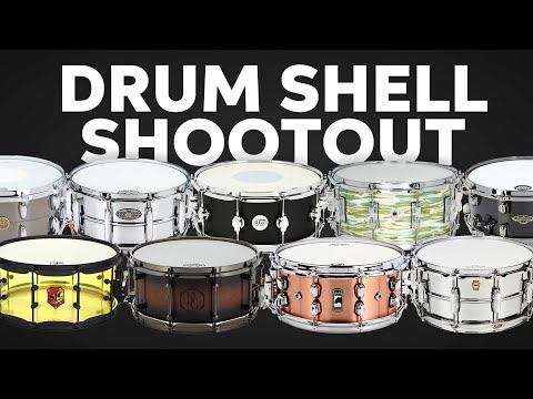 9 Snare Shells Compared | Walnut, Aluminum, Copper, and More!