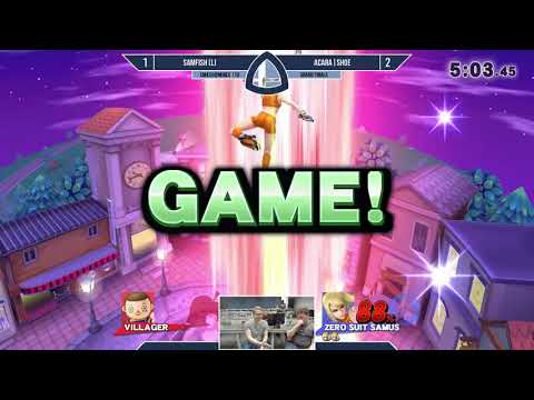 Sm4sh@Mines 110 - SAMFISH [L] (Villager) Vs. AcaRa|Shoe (ZSS) - Grand Finals