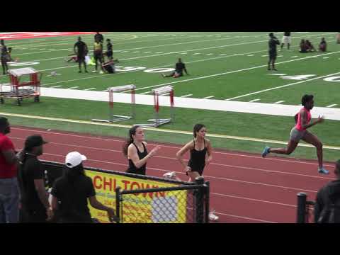 Girls 60m Heat 2 Final Orange and Black Indoor-Outdoor Challenge #3