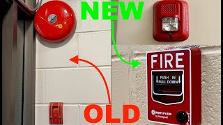 Replacing fire alarm system at elementary school. Full addressable rep