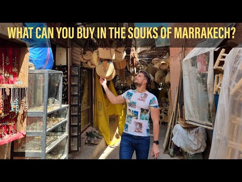 SOUKS OF MARRAKECH MOROCCO || WHAT CAN YOU BUY ? (VIRTUAL TRAVEL TOUR)