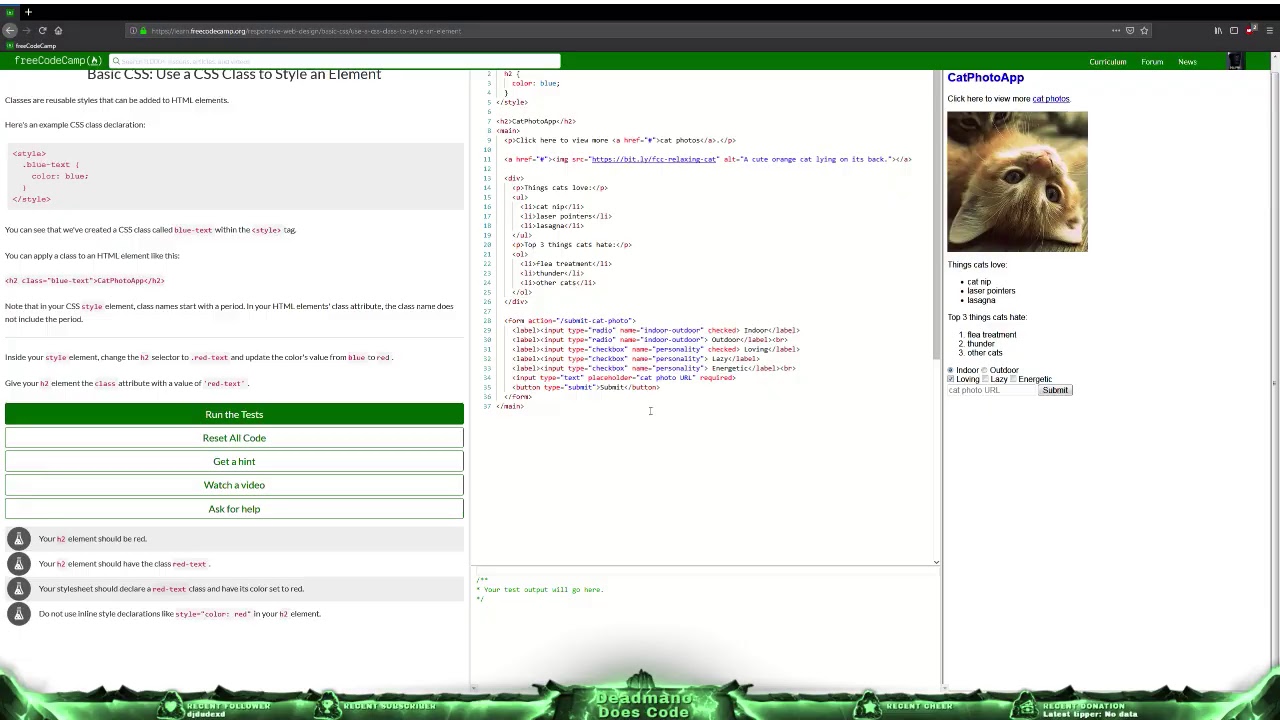 #100DaysOfCode Day 1/100 - Responsive Web Design #1