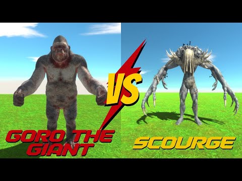 Goro The Giant Vs Scourge Infernals #animalrevoltbattlesimulator #arbs #gorothegiant #scourge #0,1Hp