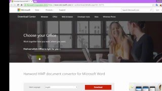 How to open hwp (HWP, Hanword Document) file in Microsoft word