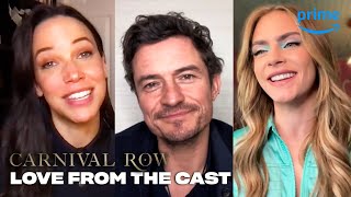 Orlando Bloom  Cara Delevingne  and the Rest of the Cast Thank Carnival Row Fans