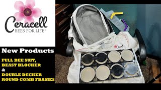 Ceracell Beekeeping.. Product Unboxing & Description (Beast Blocker, Double Decker Round Comb Frames