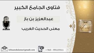 صورة معنى الحديث الغريب - بن باز - مشروع كبار العلماء