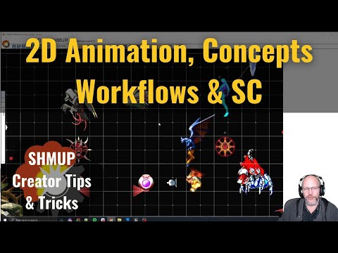 Shmup Creator | 2D Animation, Concepts, & Sprite Creation Workflow Examples & Size Testing