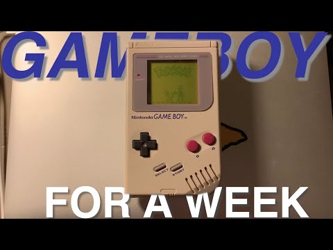 Eine Woche lang Gameboy spielen