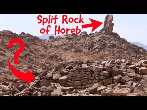 The Altar of Moses at the split Rock of Horeb?