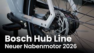 Bosch Hub Line: Neuer Nabenmotor für dein eBike in 2026