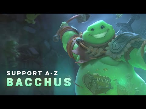 BACCHUS IS BUSTED! ALL THE DAMAGE! Ranked Smite Support A-Z: Bacchus!