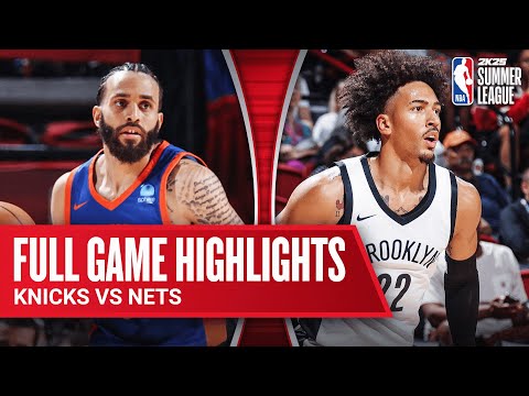 KNICKS vs NETS | NBA SUMMER LEAGUE | FULL GAME HIGHLIGHTS