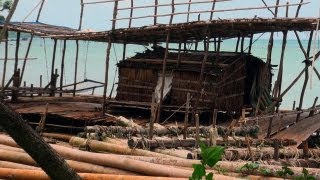 Bamboo Boats in a beach, Mayabunder