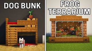 Minecraft: 3 Simple Pet Houses!