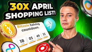 Bitcoin Halving Is Days Away! - I AM BUYING These Alt Coins NOW!!!!!!