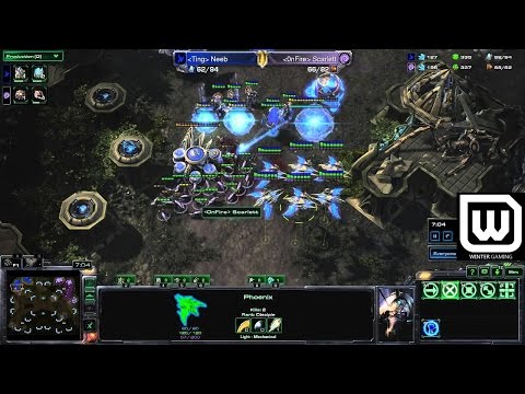 Winter Starcast #10 - Neeb (Protoss) vs Scarlett (Zerg) - The Tides of War