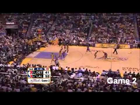 Karl Malone: 2004 Finals Highlights (All FG and FT from the Mailman)
