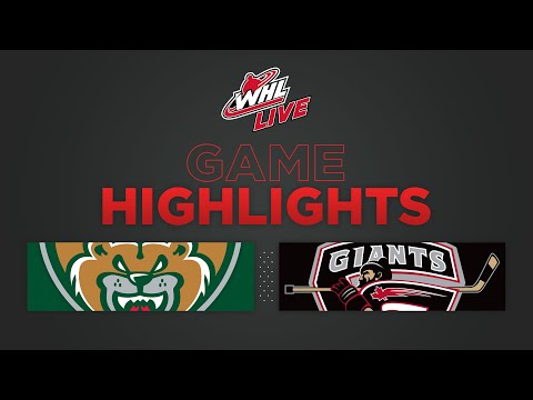 WHL Highlights: Silvertips (0) at Giants (3) - March 17, 2023