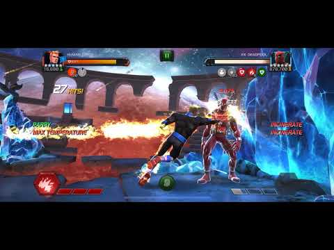 Abyss of Legends Deadpool with Human Torch
