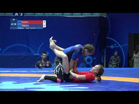 Qual. Women's GP No-Gi - 53 kg: L. ELLIS (USA) v. A. PEKH (RUS)