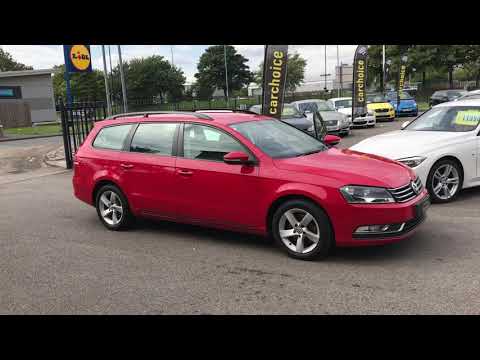 2013 red Volkswagen Passat 1.6 TDI BlueMotion Tech S 5dr estate