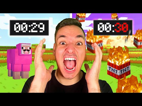 МАЙНКРАФТ, НО ИГРАТА МЕ ПРАНКВА ВСЕКИ 30 СЕКУНДИ!