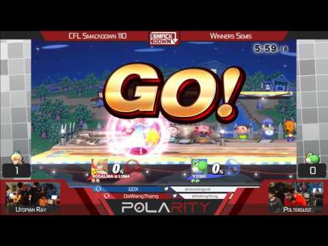 CFL Smackdown 110 WiiU - UtopianRay (Rosalina) vs Poltergust (Yoshi) - Winners Semis