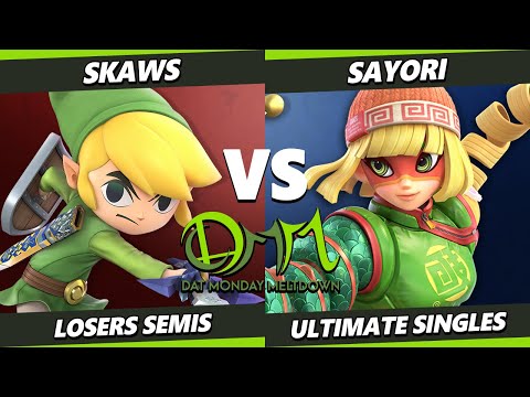 DAT MM 341 LOSERS SEMIS - Skaws (Toon Link) Vs. Sayori (Min Min) Smash Ultimate - SSBU