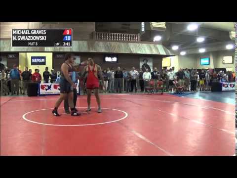 125 kg R2 - Michael Graves (Gorilla Pit) vs Nick Gwiazdowski (NYAC)