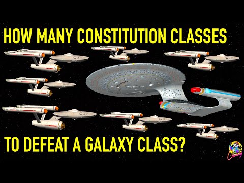 How Many Constitution Classes To Defeat a Galaxy Class? - Star Trek Starship Battles