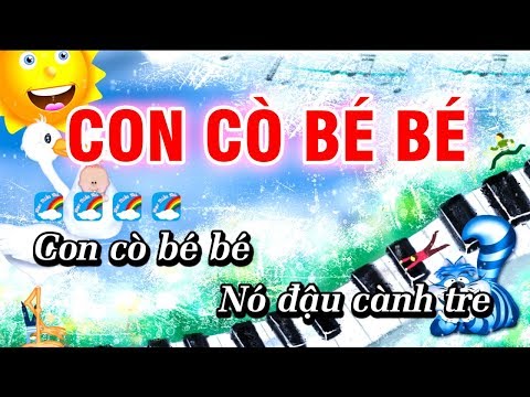 Mix - Con Cò Bé Bé Karaoke Nhạc Thiếu Nhi Hay | Karaoke Con Cò Bé Bé