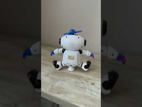 фото интерактивный робот игрушка светящийся на батарейк 0