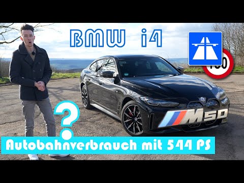 BMW i4 M50 motorway fuel consumption | can 544 hp also be efficient?