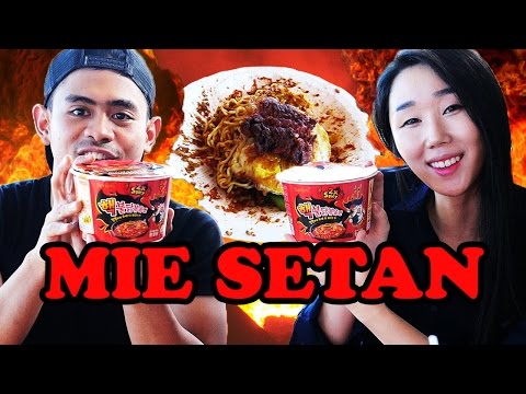 Mie Abang adek VS Nuclear Samyang ft. Tanboy Kun