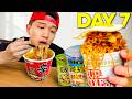 I ONLY Ate Ramen Noodles For 7 Days STRAIGHT