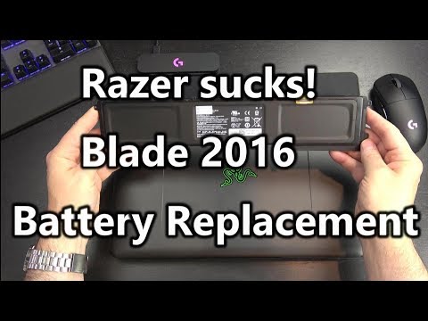 Razer Blade 2016 battery replacement.