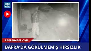 Bafra'da Görülmemiş Çamaşır Hırsızlığı