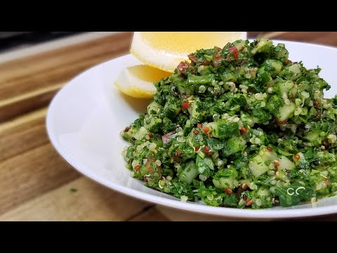 HEALTHIEST SALAD ON THE PLANET - How to Make Tabouli Salad | Healthy Meal Prep |