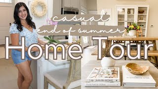 CASUAL END OF SUMMER HOME TOUR | Decor Home Tour ✨