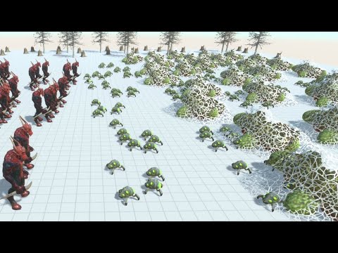 300 Space Bugs Xenoverm vs Infernals with Similar Cost Animal Revolt Battle Simulator