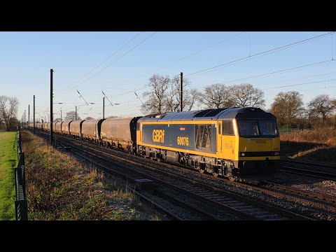 Farewell GBRf Class 60s! | 60076 'Cross Fell' Works 6N44 Past Copmanthorpe 31.12.25
