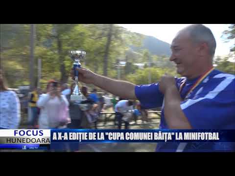 A X-A EDIȚIE DE LA "CUPA COMUNEI BĂIȚA" LA MINIFOTBAL