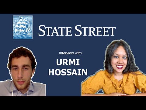 Interview with Urmi Hossain about State Street experience, CFA exams and Career in Finance.