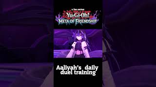 Aaliyah's daily duel training #yugioh #anime #fanseries #yugiohanime #aivoice #animation